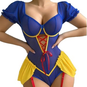 Nuevo Conjunto <span class=keywords><strong>de</strong></span> Lencería <span class=keywords><strong>Sexy</strong></span> <span class=keywords><strong>de</strong></span> Personaje <span class=keywords><strong>de</strong></span> Anime <span class=keywords><strong>de</strong></span> Blancanieves ODM, <span class=keywords><strong>Disfraz</strong></span> <span class=keywords><strong>de</strong></span> Body con Volantes y Encaje para Mujer - Product Image 5