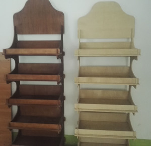 Kệ trưng bày hoặc kệ bánh mì làm bằng gỗ và <span class=keywords><strong>MDF</strong></span> cho cửa hàng thực phẩm hoặc cửa hàng bánh - Product Image 5