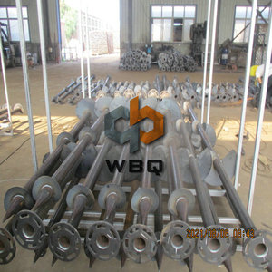 Construcción de marco de madera, punta de tierra metálica para la construcción de cimentación blanda - Product Image 4