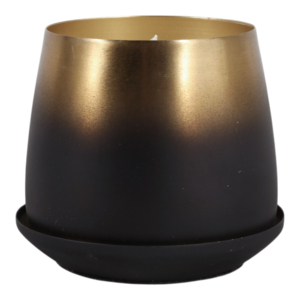 Candela Profumata Maison Illuminare in Contenitore Metallico Oro-Nero Sfumato, Decorativa per Uso Interno Domestico - Product Image 3