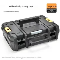 Boîte de rangement empilable robuste compatible avec le système Dewalt TSTAK, organiseur d'outils portable, boîte à outils étanche