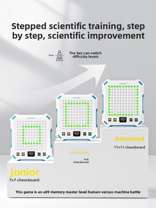 Nuovo Set di Scacchi Gobang Portatile con AI per <span class=keywords><strong>Ragazzi</strong></span>, Gioco da Tavolo Strategico Educativo Ricaricabile con Display Digitale, Età 3+ - Product Image 4