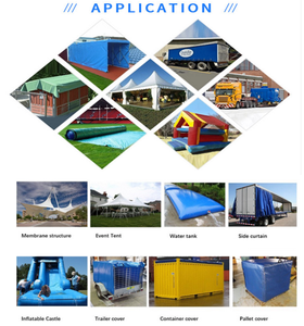<span class=keywords><strong>JLM</strong></span> Lona de PVC Poliéster Recubierta Impermeable Malla Resistente Duradera Maleable para Toldo Carpa Cubierto Cobertura - Product Image 6
