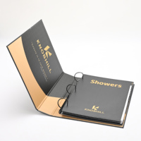 Carpeta con Anillas en D Personalizada, 8 Pestañas de Índice, 39 Páginas de Folletos a Doble Cara, Impresión Digital UV para OEM/Venta al por Mayor