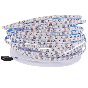RGB LED 조명 <span class=keywords><strong>12V</strong></span> 5M LED 스트립 SMD3535 120Leds/m 유연한 리본 다이오드 5mm PCB RGB LED 테이프 비방수 실내 조명 - Product Image 1