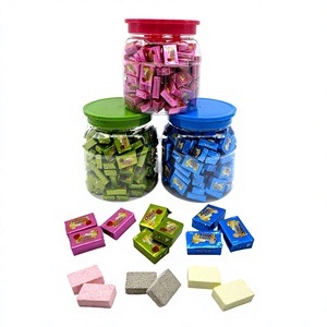 Caramelos de Chocolate con Leche y Sabor a <span class=keywords><strong>Fresa</strong></span>, Suaves y Masticables, Envueltos Individualmente en Frasco, Certificados ISO, HACCP y HALAL - Product Image 6
