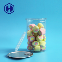 307 #   Boîtes en plastique PET transparentes jetables de 580 ml avec couvercle, pour noix, biscuits, chocolat, fruits, en-cas, bonbons, sucre - Étanches, sans BPA, pour aliments
