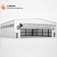 Estructura de Acero Preensamblada para Hangar o Almacén Edificios de Cobertizo Metálico Prefabricado de Alta Precisión