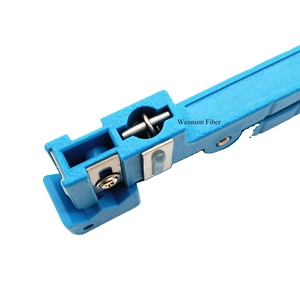 อุปกรณ์ปอกสายเคเบิลสายโคแอกเซียล FTTH สายไฟเบอร์ออปติกขนาด45-163เครื่องมือสายเคเบิลแบบกลมปลอกบัฟเฟอร์ตัวตัดท่อ - Product Image 3