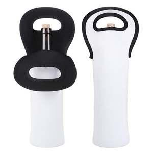 Sublimazione bianco di vino del neoprene kozzies bicchiere di vino sacchetto di natale di vetro di vino spazi vuoti di copertura - Product Image 6