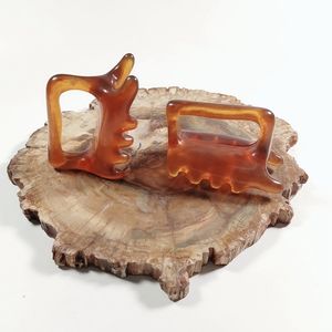 Gua Sha raspado masaje cara verde cuarzo rosa Jade Guasha tablero raspador herramienta resina Jade Gua Sha tablero masaje - Product Image 6