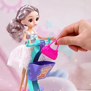 รถของเล่นเจ้าหญิงไฟฟ้าของเล่นตุ๊กตาเจ้าหญิงสำหรับเด็กผู้หญิง - Product Image 3