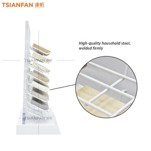 Chất lượng cao kim loại thường vụ bàn bảng Top thạch anh hiển thị đứng đá xách tay bảng Thảm hiển thị bảng đá hiển thị giá - Product Image 4