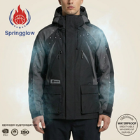 Veste de montagne professionnelle pour homme avec logo personnalisé, imperméable 20k, veste tactique de randonnée, fabrication OEM, manteau alpin