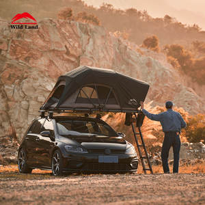 Carpa de <span class=keywords><strong>techo</strong></span> <span class=keywords><strong>plegable</strong></span> Wild Land Entry Level para sedanes y SUVs, ideal para camping individual y viajes por tierra, fabricante OEM. - Product Image 6