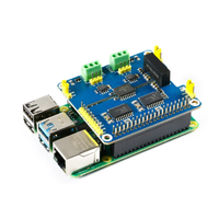 Expansion CAN isolée à 2 canaux HAT MCP2515 SN65HVD230 Circuit de protection multi-embarqué pour Raspberry Pi STM32