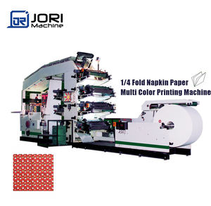 Automatic Embossed Folding Colorful Napkin Tissue Paper Making Machine with PLC Motor &amp; Engine High Capacity 1000-1500 Pcs/Min - Product Image 1