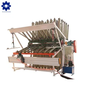 14 linee 20 linee macchina per la lavorazione del legno pressa rotativa pneumatica morsetto vettore compositore per la lavorazione del legno