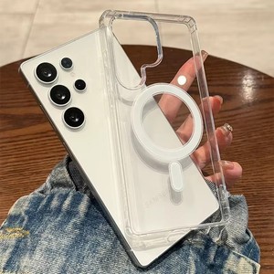 Custodia Magnetica Trasparente Originale per <span class=keywords><strong>Samsung</strong></span> Galaxy S26 S25 S24 S23 S22 S21 Plus Ultra FE Edge - <span class=keywords><strong>Cover</strong></span> Trasparente - Product Image 3