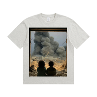 Stand With the People of Palestine T-shirt personnalisé 230GSM Heavyweight Cotton Blank DTG Print Wholesale Tee T-shirt pour hommes