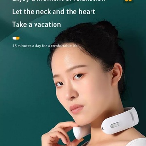 Masseur de cou EMS chauffant de qualité supérieure pour la maison avec télécommande – Soutien et massage du cou - Product Image 4