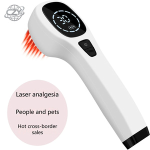 Dispositivo de Terapia Láser Frío de 808nm, Instrumento de Fisioterapia para Alivio del Dolor Infrarrojo, Masajeador de Luz Roja para Uso Doméstico y en Mascotas - Product Image 1