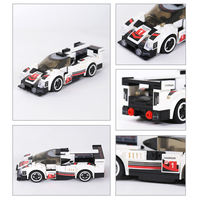 2870-2891 Ensemble de blocs de construction éducatifs MOC personnalisés créatifs, modèles de voitures (Supercar, Voiture de sport, Chariot élévateur, Camion, Bus)