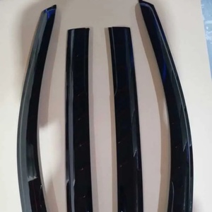 KQD Vente en gros Déflecteur de vent pour vitres de voiture, garniture décorative en PC, pare-soleil pour Toyota Land Cruiser 2016-ON - Product Image 6