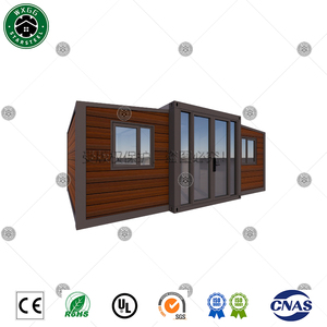 Vente en gros de maisons conteneurs modulaires en panneaux sandwich, 2-3 chambres, préfabriquées en kit, à assemblage rapide, mini-villa - Product Image 2