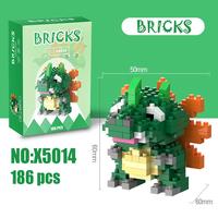 Juego de Bloques de Construcción de Dinosaurios de Plástico ABS Creativo de 40 Piezas, Juguete Educativo de Construcción DIY para Mayores de 14 Años