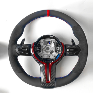 Volante de Coche de Cuero y Fibra de Carbono para M Sport F-Chassis F80 F82 F87 F12 F13 F86 F33 M1 M2 M3 M4 M5 M6 X5 X6 F30 F10 F21 <span class=keywords><strong>F1</strong></span> - Product Image 1