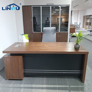Meubles de <span class=keywords><strong>bureau</strong></span> classiques en bois durable, <span class=keywords><strong>bureau</strong></span> de direction de couleur marron, <span class=keywords><strong>design</strong></span> moderne, bureaux de <span class=keywords><strong>bureau</strong></span> personnalisés - Product Image 5