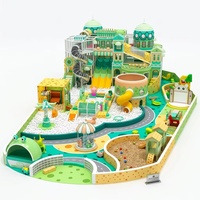 Equipo de juegos infantiles comerciales para interiores, directo de fábrica, Castillo Pastel, piscina de bolas, tobogán en espiral, carrusel, arenero, OEM personalizado