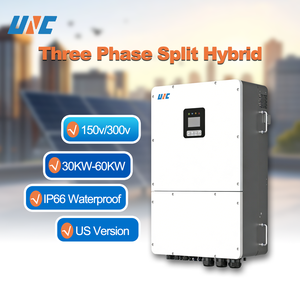 UNC 60000w 8 ช่องเชื่อมต่อแบบขนานได้ UL1741 IP65/IP66 ไฮบริดแบบแยกส่วนสามเฟส 4MPPT 120v/208v 460v/480v ระบบออนกริด/ออฟกริด แรงดันสูง - Product Image 4