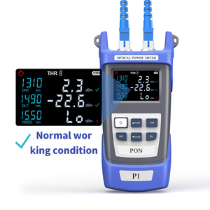 Medidor de Potencia Óptica P1 con Fuente de Láser Visual 1310/1550nm VFL OPM Multímetro Detector InGaAs para FTTX - Product Image 4