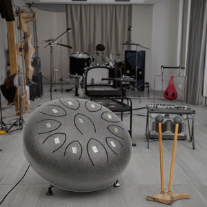 Tambour De Pluie Rain Drum - 11 Tons, En Acier, étanche, Instrument De Méditation, Relaxation, Yoga, Idéal Pour Enfants Et Adultes