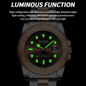 Montre-bracelet sport et affaires pour homme en acier inoxydable or rose, lumineuse, à quartz, étanche 42 mm, avec calendrier – Nouveauté 2026, Offre Spéciale - Product Image 5