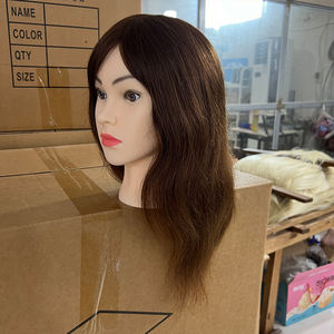 Vente en gros, mannequin de salon de beauté, de coiffure, formation de coiffure, cheveux synthétiques, tête de mannequin d'entraînement pour la couleur <span class=keywords><strong>blonde</strong></span> - Product Image 4