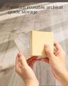 Cajas de Regalo para Joyería Marrones Mate, Caja de Regalo Pequeña con Tapa, Cajas de Cartón Pequeñas para Joyería con Relleno de Algodón y Tapas para Días Festivos - Product Image 3