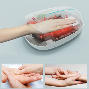 Massaggiatore a mano per alleviare il dolore elettrico guanto di compressione con terapia termica per artrite Tunnel carpale e rigidità - Product Image 4