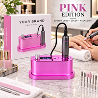 Perceuse à ongles de bureau personnalisée 40000 tr/min pour ongles en acrylique, pédicure, salon, acheteurs mondiaux