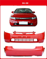 Kit de Carrocería de Fábrica para Automóvil Civic con Parachoques Delantero y Trasero Reemplazable para Honda Civic 2006 2007 2008 2009 2010 2011-2015