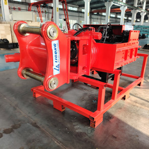 Marteau vibrant à pince latérale robuste de <span class=keywords><strong>150mm</strong></span> à 600mm de diamètre pour projets difficiles, pilote de pile de tôle hydraulique - Product Image 5