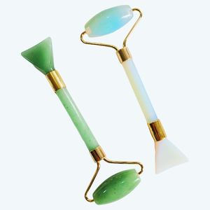 Herramientas para el Cuidado de la Piel, Rodillo de Jade, Cuarzo Rosa, Amatista y Ópalo para Cuerpo y Rostro - Product Image 4