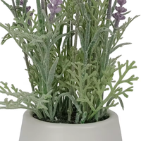 OH ARTS Vente en gros de petites lavandes artificielles en pot, pots de fleurs de lavande pour la décoration intérieure et extérieure