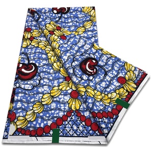 Tissu imprimé 100 % coton en gros, modèle couture, <span class=keywords><strong>pagne</strong></span> africain pour femme, vêtements imprimés Ankara, tissu imprimé sur mesure au mètre - Product Image 1