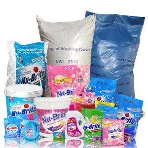 Wholesale 30g-50kg Bulk High Foam Laundry Detergent/Washing Powder Detergent Soap Powder