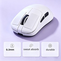 Gaming Gears Bande adhésive universelle pré-découpée, pré-laminée, absorbant la transpiration, antidérapante, pour souris, ultra-fine 0,3 mm