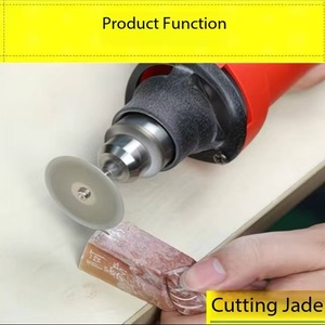 Qualité industrielle 150 #   Lame de <span class=keywords><strong>scie</strong></span> à grain diamanté ultra-mince de 1 mm, diamètre 25 mm, pour la découpe de précision du verre et des carreaux, OEM - Product Image 4