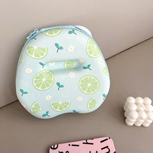 Filles personnalisé joli dessin animé mignon motif de fruits en cuir pu mallette de rangement pour <span class=keywords><strong>airpods</strong></span> max - Product Image 3